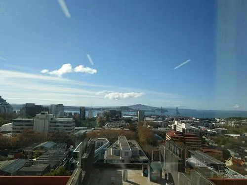 Ocean view from the science building rooftop